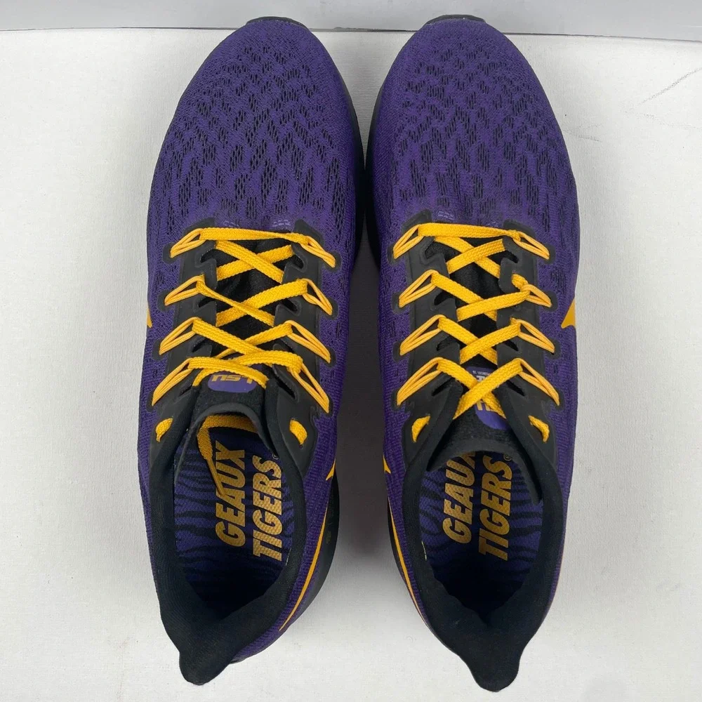 Nike Zoom Pegasus 36 Running Shoes Purple LSU Tigers NCAA  - Mens 11.5
